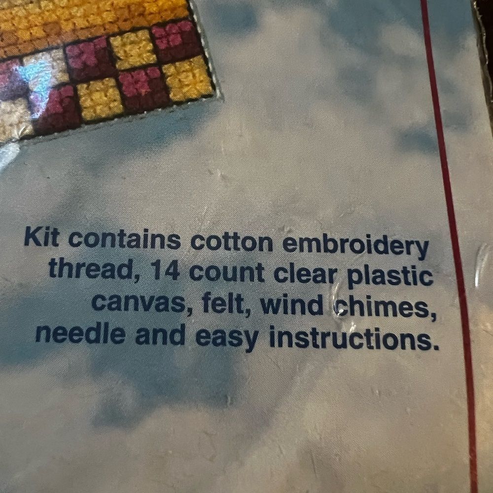 Bee Happy Cross Stitch Kit and 34 Extra Skeins of Embroidery Floss - Picture 4 of 7
